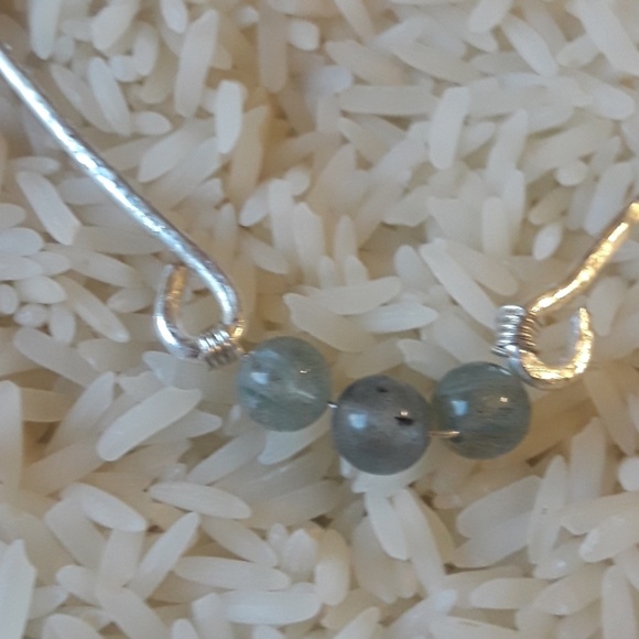 NWT Hammered Labradorite Bangle - Picture 2 of 2